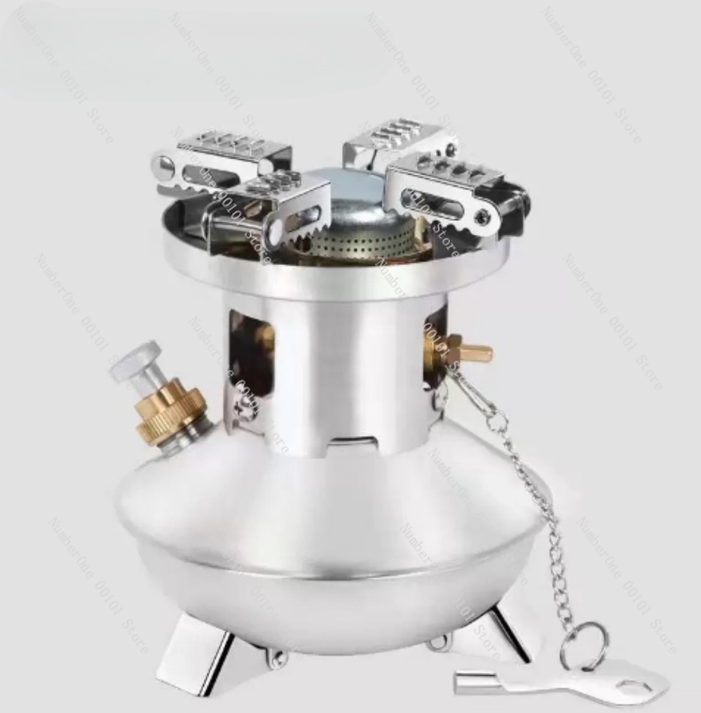 Outdoor Camping Stove - 屋外用メンテナンスフリーのポータブルオールインワンキャンプ・ピクニックストーブ