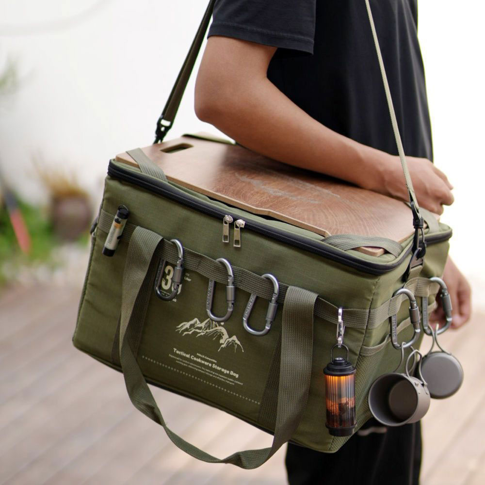 Outdoor Camping Cooking Equipment - 36L タクティクス ピクニックバッグ 防水 トラベルオーガナイザー サーマルパック