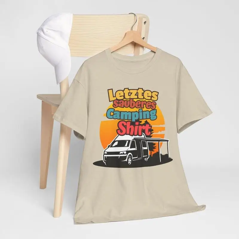 Outdoor Camping Ideas - ラストクリーンキャンピングTシャツ 面白いアウトドアアドベンチャー キャラバンに最適 ファンのアイデア キャンパー向け