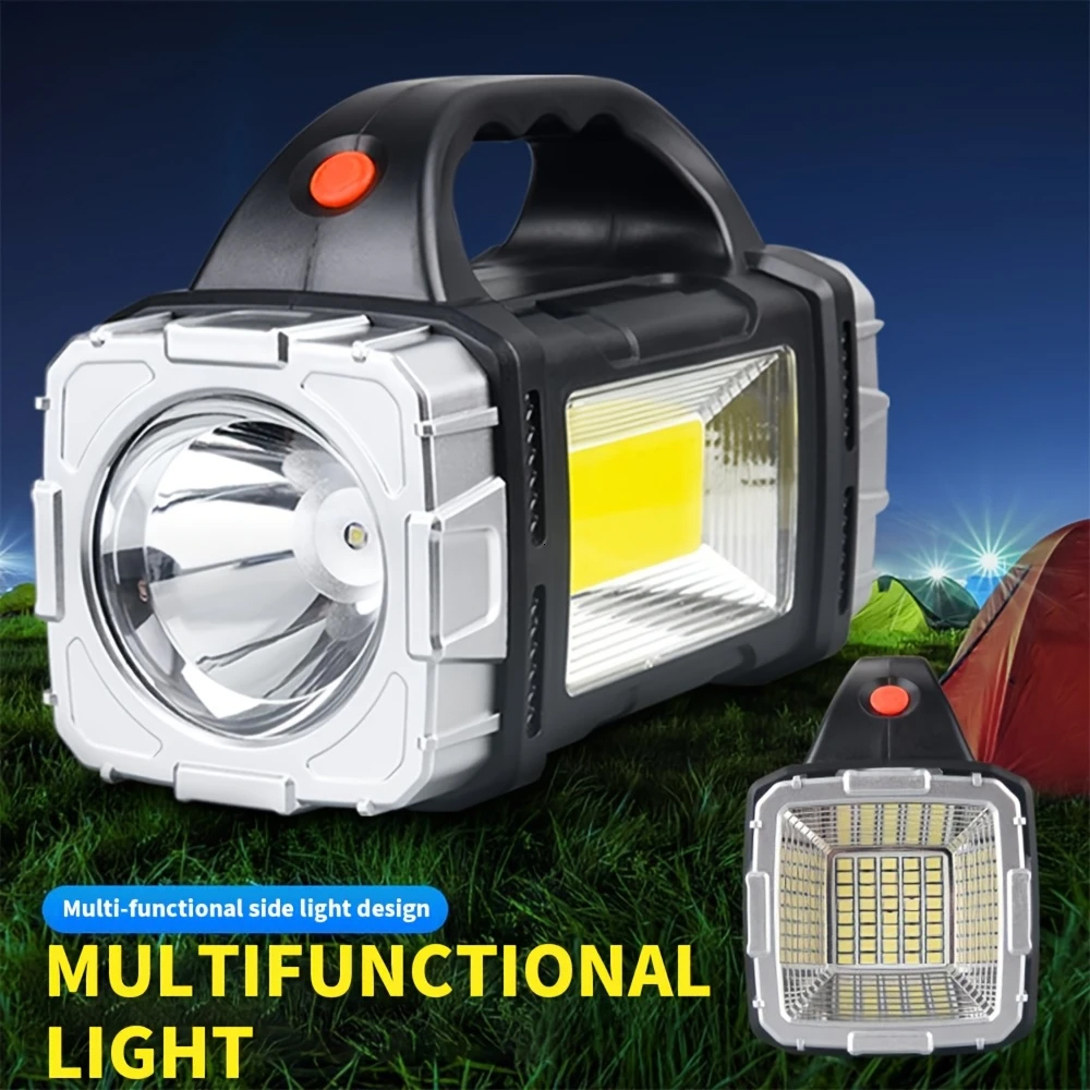 Outdoor Camping Lights - ポータブル強力な USB 充電式懐中電灯ソーラー LED ライト COB