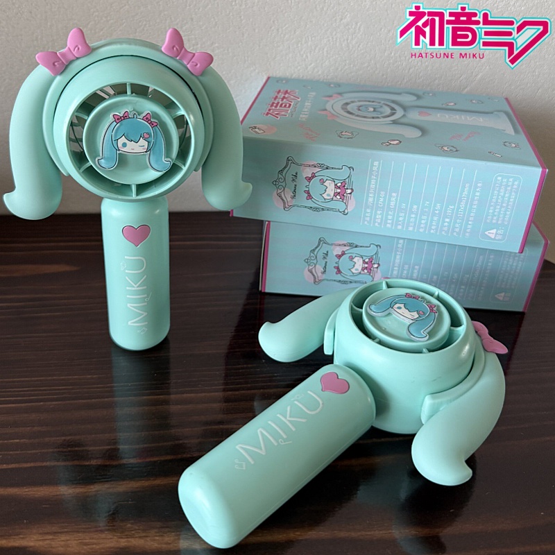 Outdoor Y Camping - 初音ミクミニハンドヘルドファン冷却ファン家庭用オフィス旅行アウトドアやキャンプドロップシップ小型ファンギフトおもちゃ