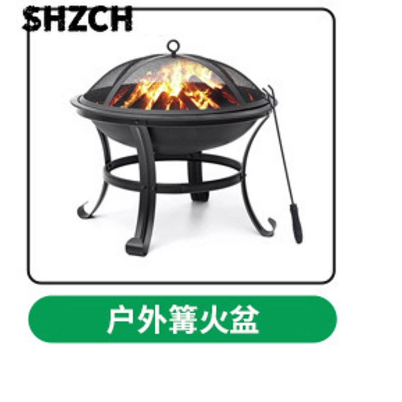 Outdoor Camping Stove - 屋外用炭火暖炉、キャンプ・パティオ・庭用