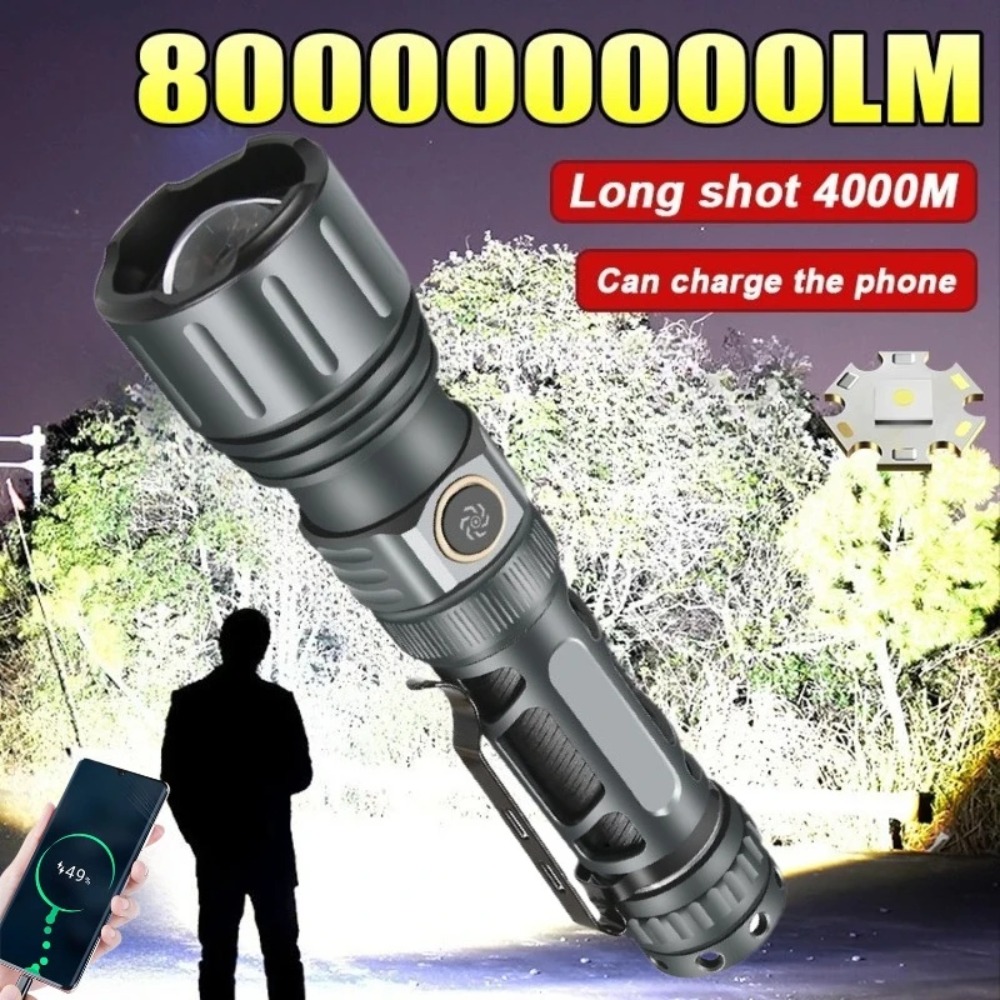 Outdoor Camping Lights - 超高輝度懐中電灯ポータブル充電式 LED ランプ戦術的なキャンプランタン防水屋外ライト釣り用
