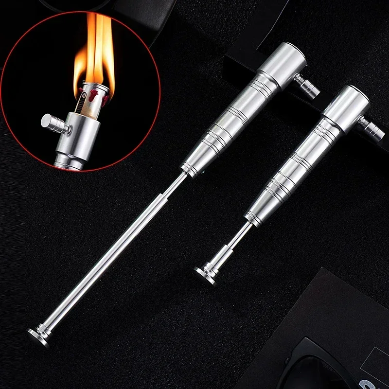 Outdoor Windproof Lighter - 2024年新型アルミトーチ、金属製防風クリエイティブ屋外トライバルトーチ、灯油ライター卸売