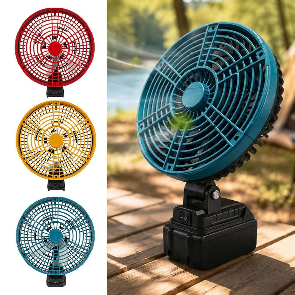 Outdoor Camping Ventilator - USB充電式DCファン キャンプファン アウトドア フィッシング デスクトップ メタル製