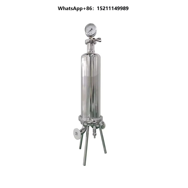 Portable Water Filter - 高品質ポータブル浄水器 ステンレス製浄水器 フィルターカートリッジ付き