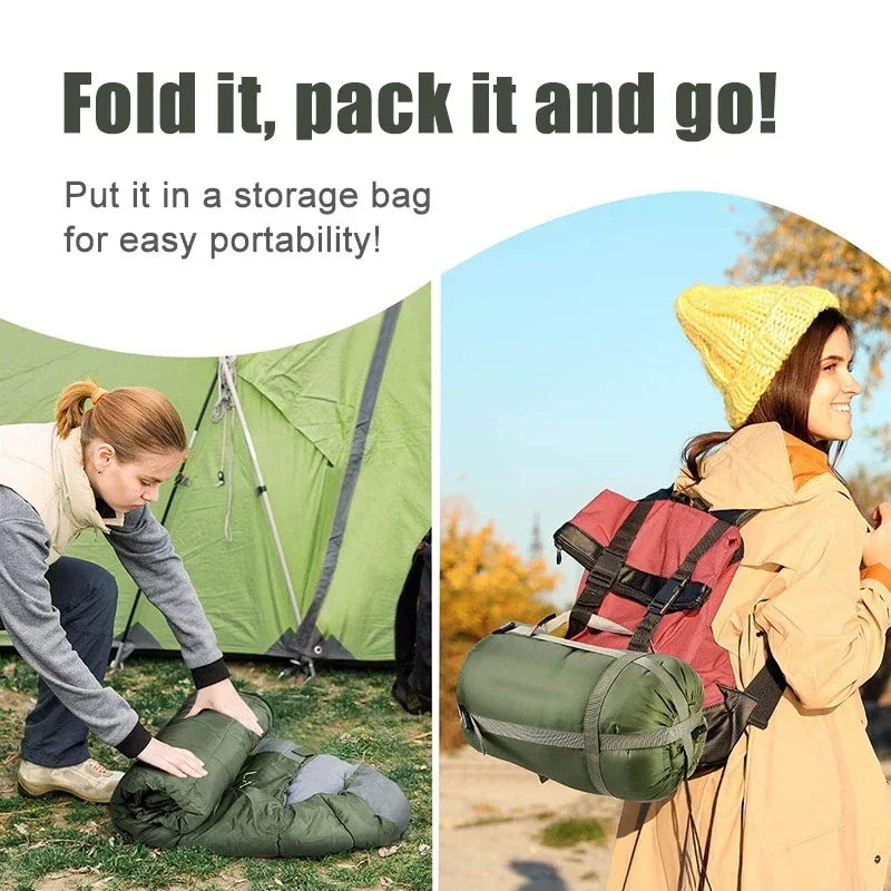 キャンプ寝袋超軽量防水 4 シーズン暖かい封筒型寝袋アウトド - Ultralight Sleeping Bag のレビューと価格