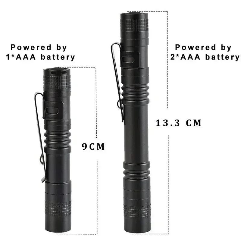 ミニポータブル LED ペンライト クリップ付き 超高輝度  - Outdoor Camping Lights のレビューと価格