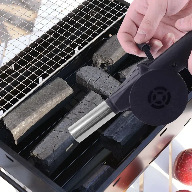 屋外ポータブルハンドブロワー、家庭用バーベキューチャコールチ - Outdoor Camping Ventilator のレビューと価格