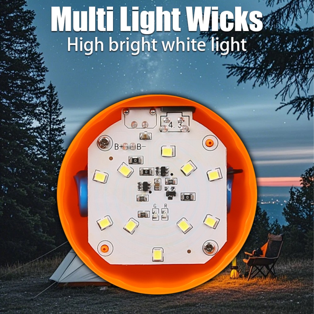 ポータブルミニキャンプランプ 4つの照明モード フック付き  - Outdoor Camping Lights のレビューと価格