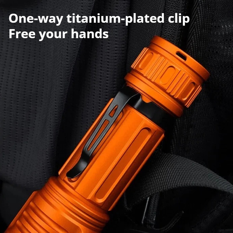 強力な光 LED 懐中電灯ズーム可能 TYPE-C 充電式屋 - Outdoor Camping Lights のレビューと価格