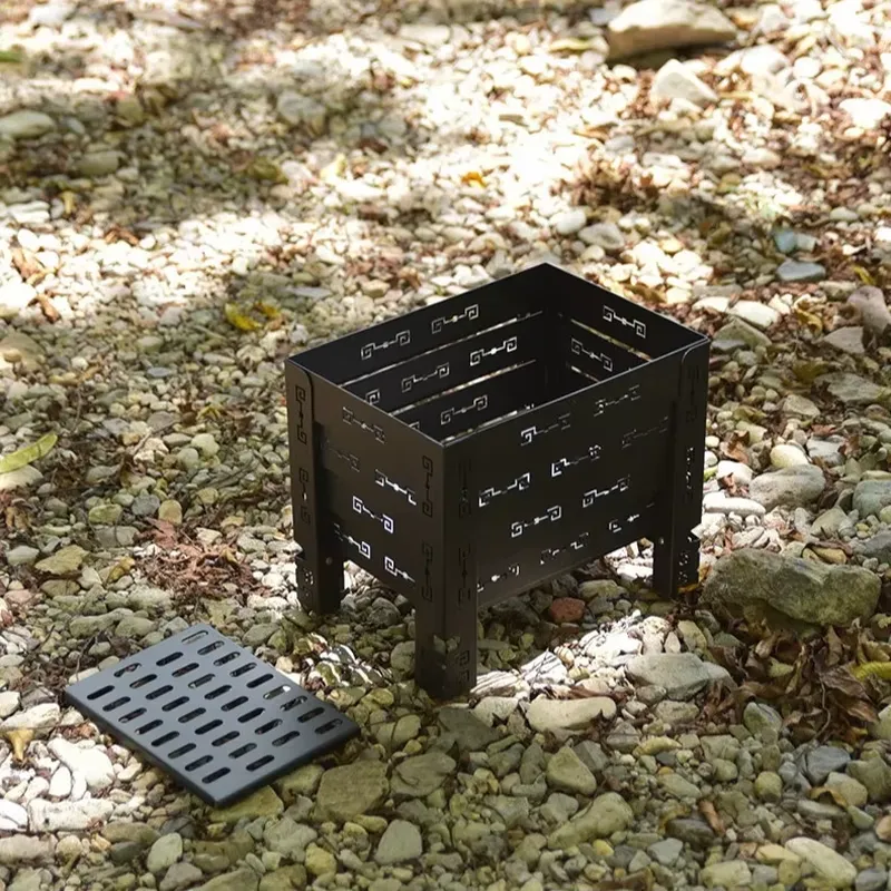 多機能キャンプ用薪ストーブ 折りたたみ式で持ち運び可能 アウ - Outdoor Camping Stove のレビューと価格