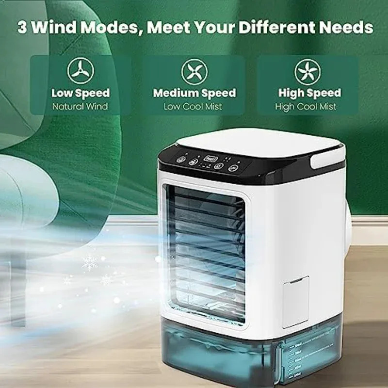 2025年最新 ポータブルミニエアコンファン 3段階風量調節 - Outdoor Camping Ventilator のレビューと価格