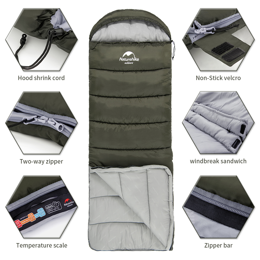 Naturehike-キャンプ用寝袋,超軽量,ポータブル,パ - Ultralight Sleeping Bag のレビューと価格