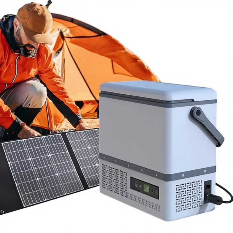 新型ソーラー発電式キャンプ用屋外クーラーボックス 12L 冷 - Outdoor Camping Box のレビューと価格