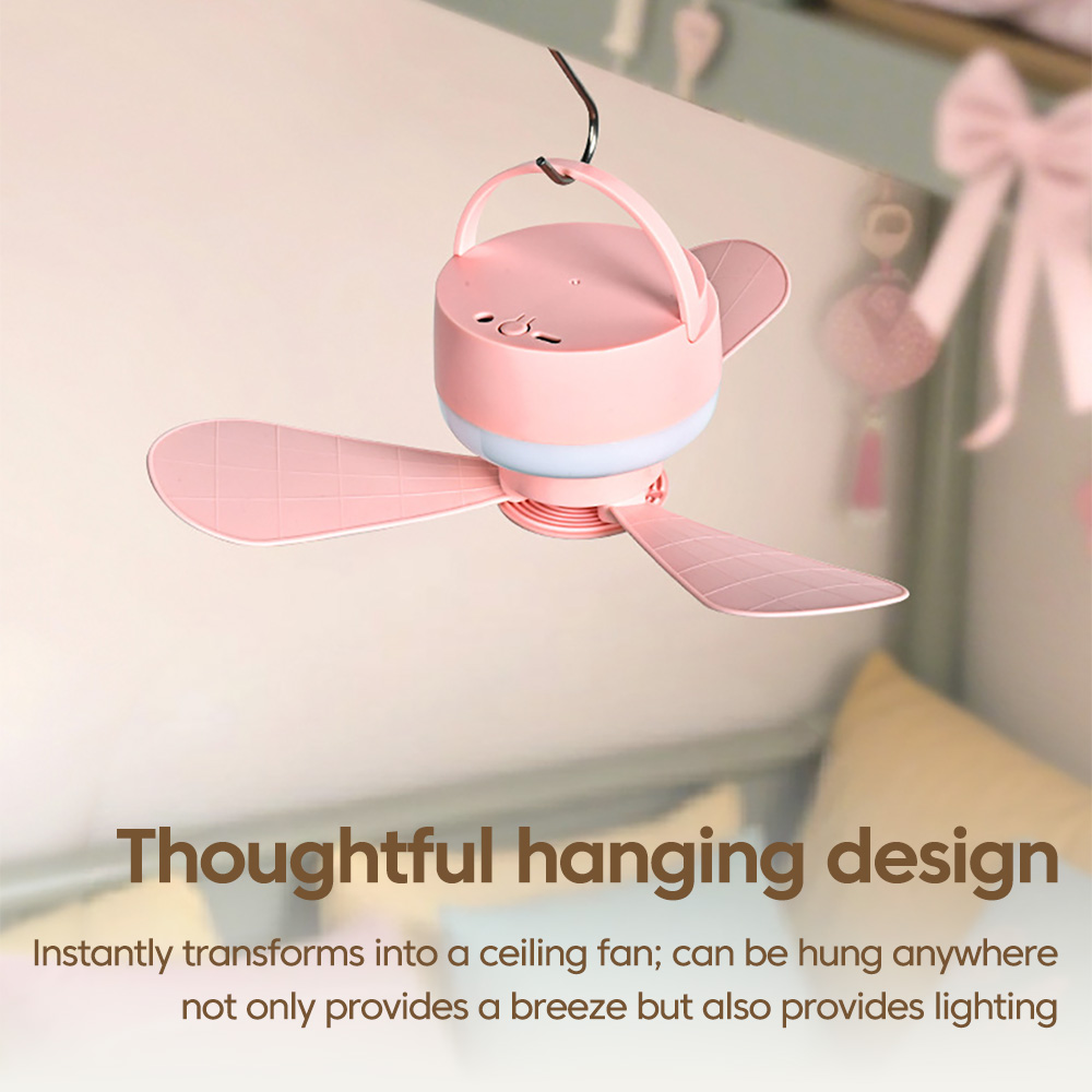 ポータブルリモコン付き小型天井ファンライト家庭用屋外キャンプ - Outdoor Camping Ventilator のレビューと価格