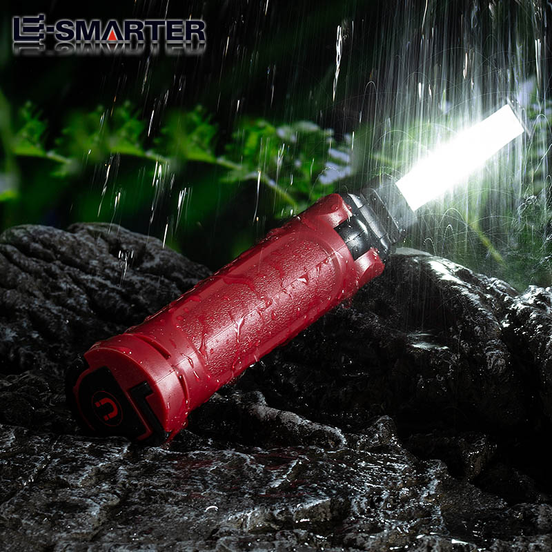COB LED ワークライト充電式折りたたみ懐中電灯屋外キャ - Outdoor Camping Accessories のレビューと価格