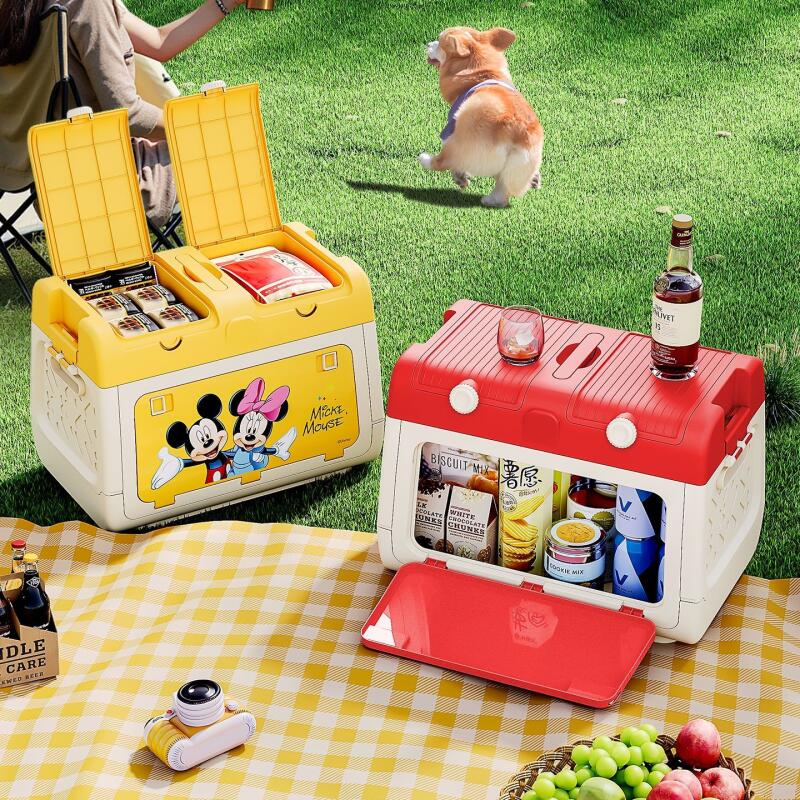ディズニー正規認定アウトドアキャンプ収納ボックス ミッキーと - Outdoor Y Camping のレビューと価格