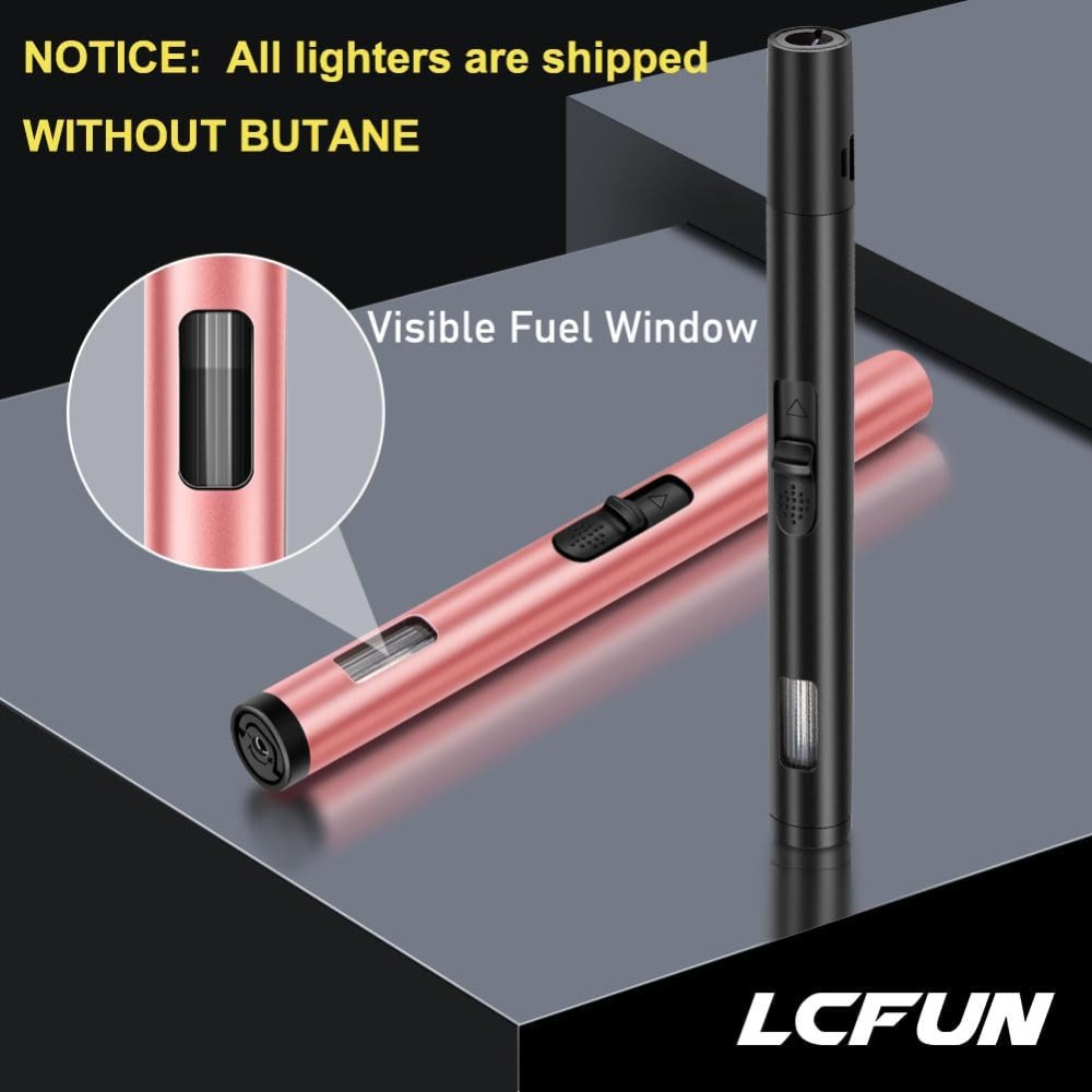 2個セット 詰め替え可能な防風トーチライター、銅製ジェットフ - Outdoor Windproof Lighter のレビューと価格