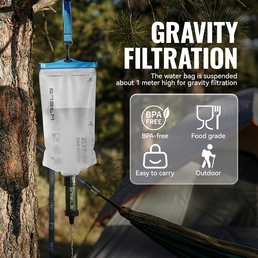 WERLS ハイキング用パーソナルミニ浄水ストロー ポータブ - Portable Water Filter のレビューと価格
