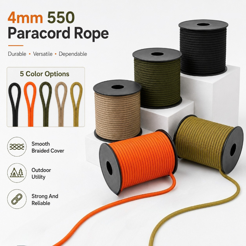 10-50メートル ミーティー 4mm 550 パラコード  - Outdoor Camping Extension Cord のレビューと価格