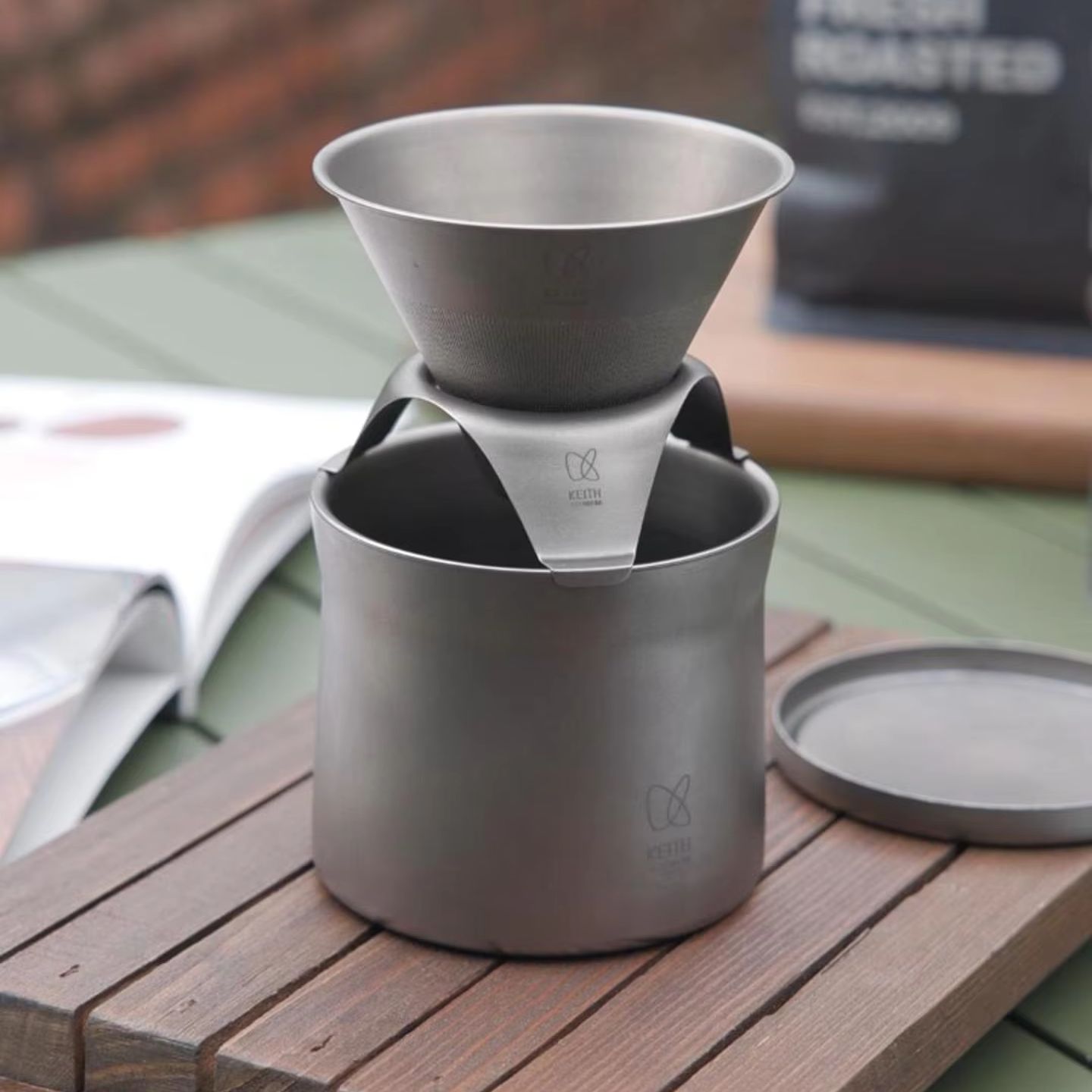 KEITH チタン製ハンドドリップコーヒーセット 220ml - Outdoor Camping Wallpaper のレビューと価格