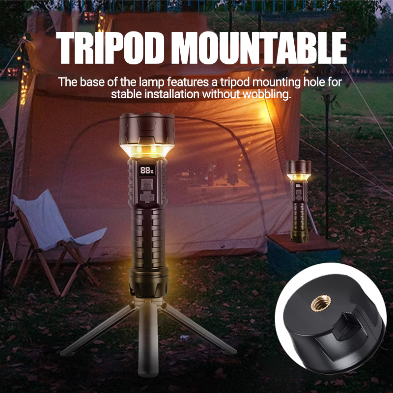 COB LED 懐中電灯充電式ランタン 7 コアキャンプトー - Outdoor Camping Lights のレビューと価格