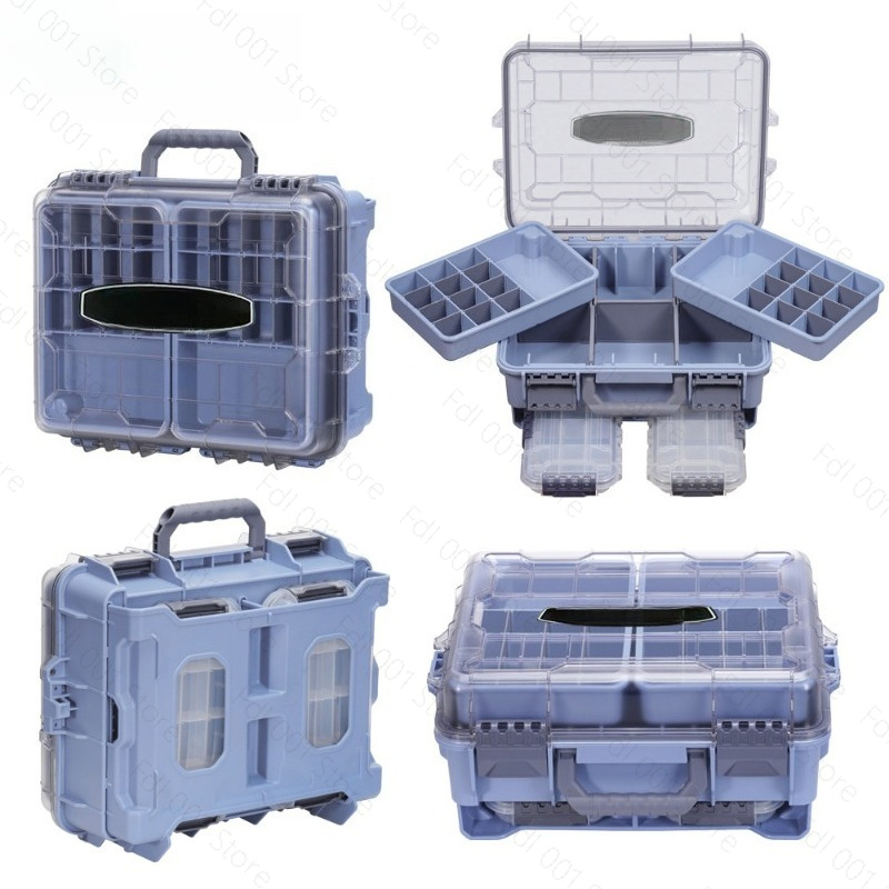 釣り道具箱 大容量 ポータブル 多機能 防水 餌アクセサリー - Outdoor Camping Box のレビューと価格