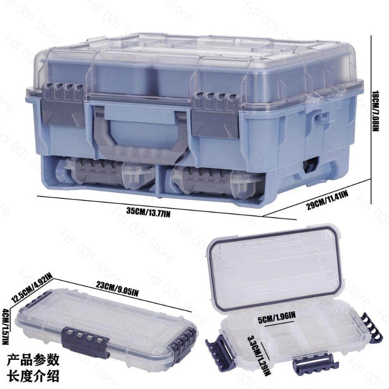 釣り道具箱 大容量 ポータブル 多機能 防水 餌アクセサリー - Outdoor Camping Box のレビューと価格