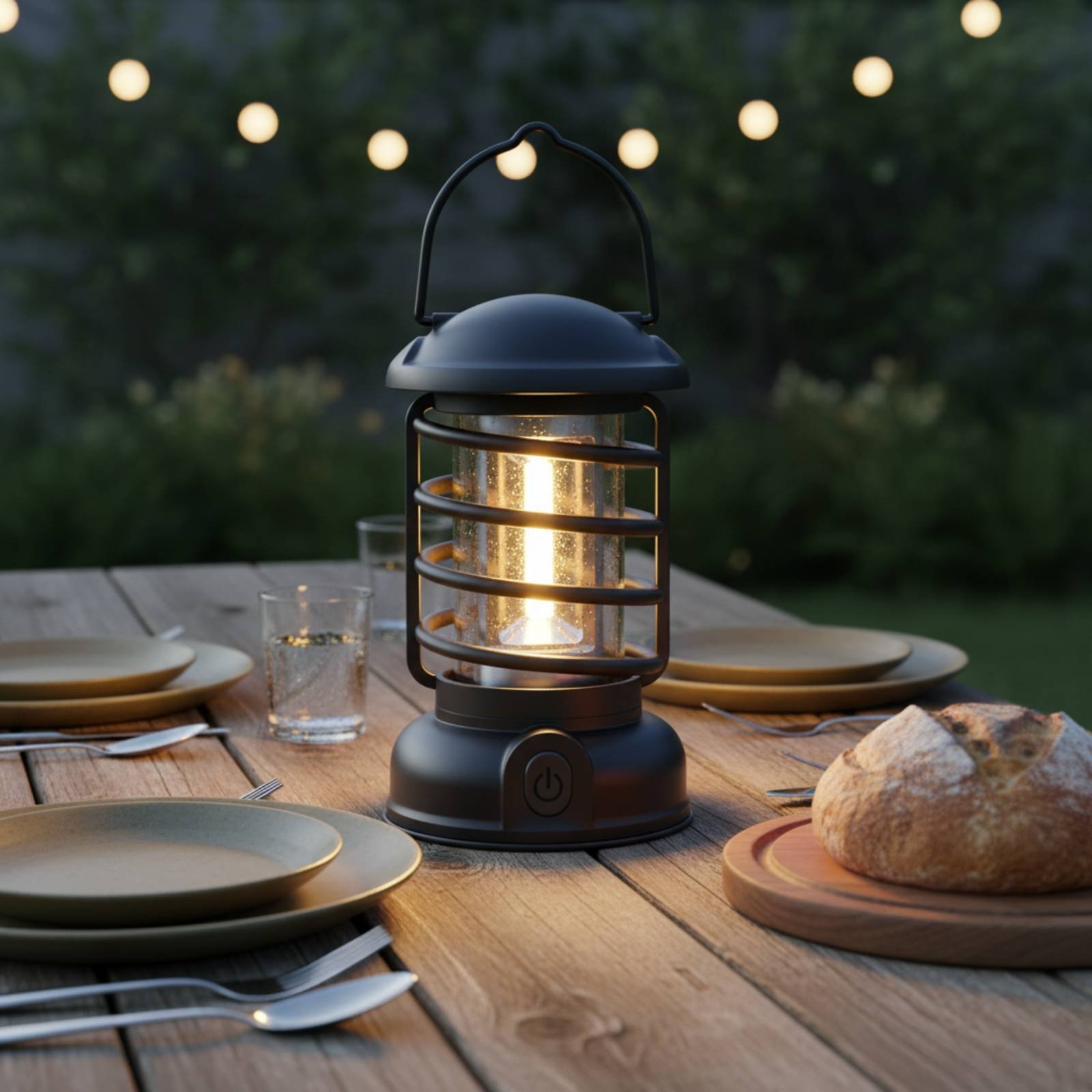 レトロキャンプランタン双方向電源ヴィンテージデザイン発光コン - Outdoor Camping Lights のレビューと価格