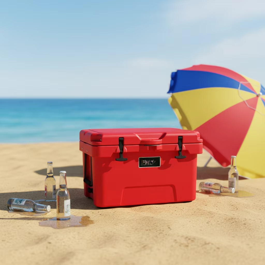モダンなポータブル35QT PE屋外スポーツクーラーボックス - Outdoor Camping Box のレビューと価格