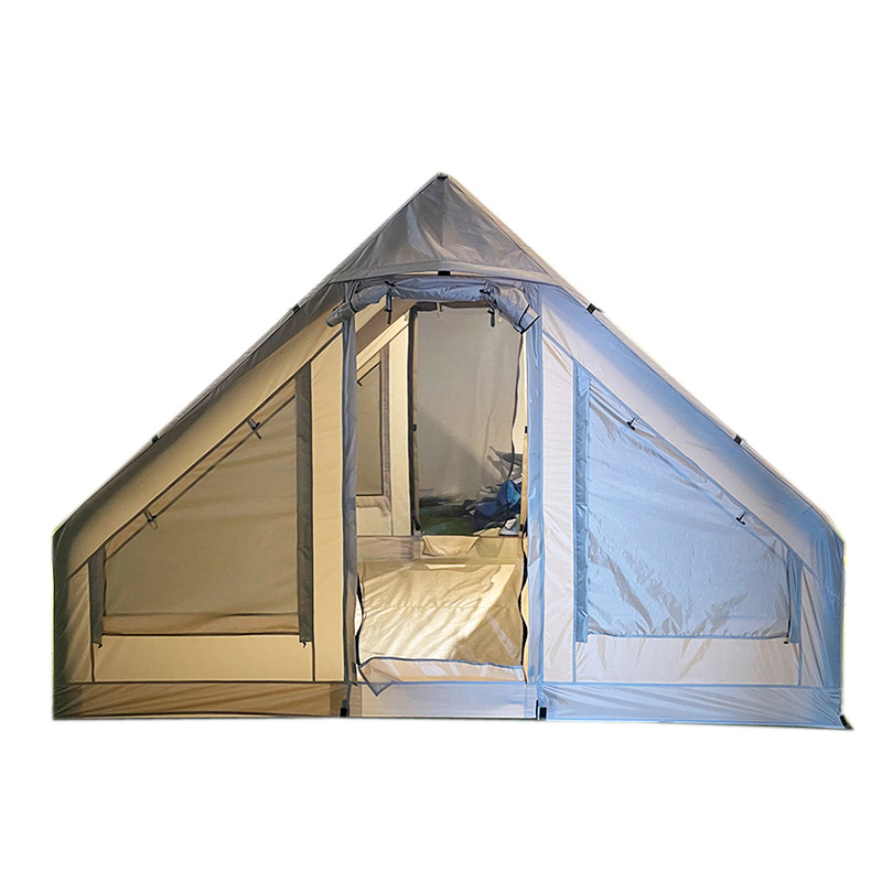 移動可能なPVC防水チューブエアテント、屋外大型インフレータ - Outdoor Camping On Youtube のレビューと価格