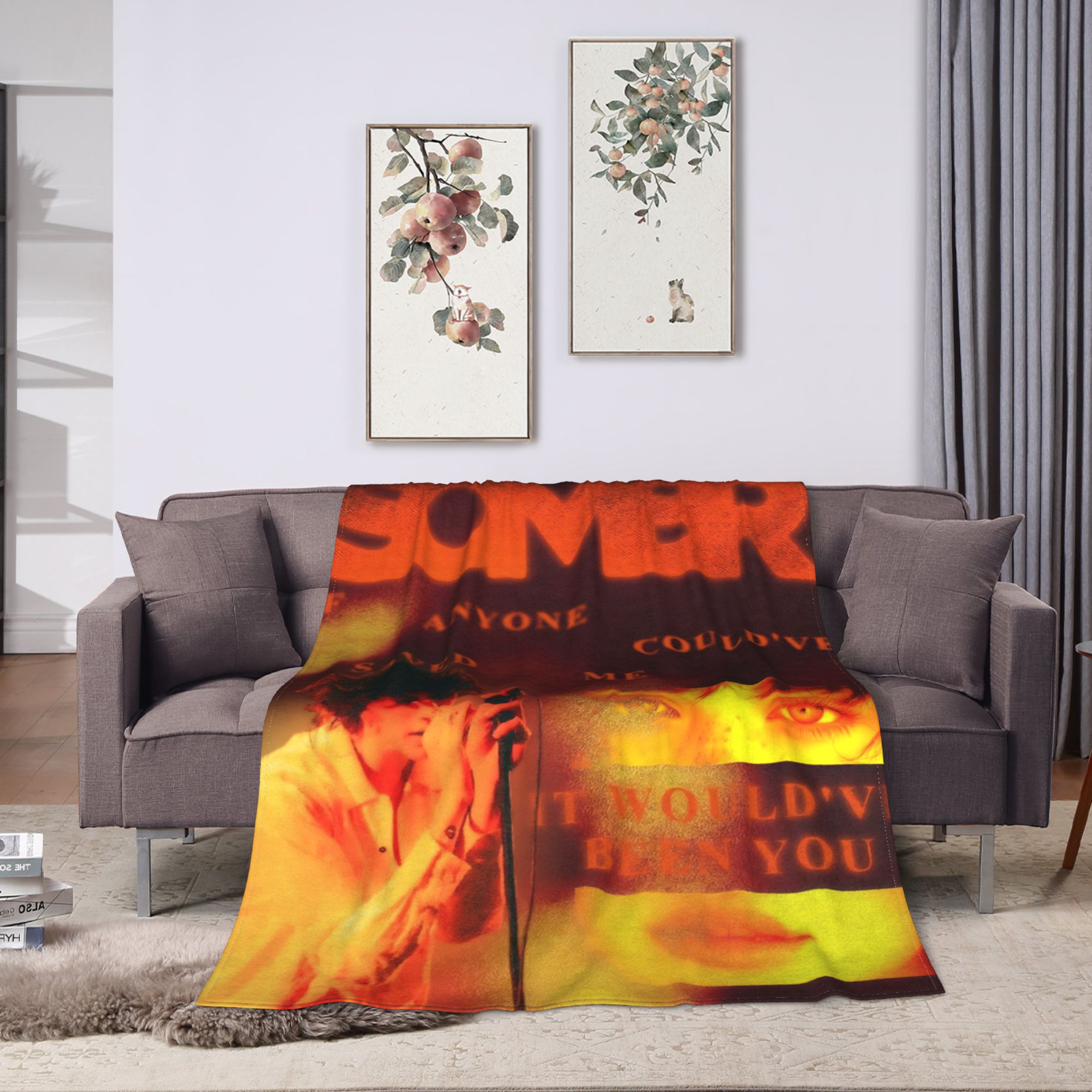 Sombr 音楽ブランケット キャンプフランネルスローブラン - Outdoor Camping Ideas のレビューと価格
