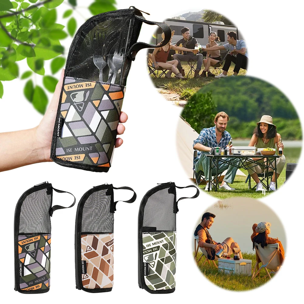 キャンプ調理器具収納袋防水キャンプ食器オーガナイザーポータブ - Outdoor Camping Cooking Equipment のレビューと価格