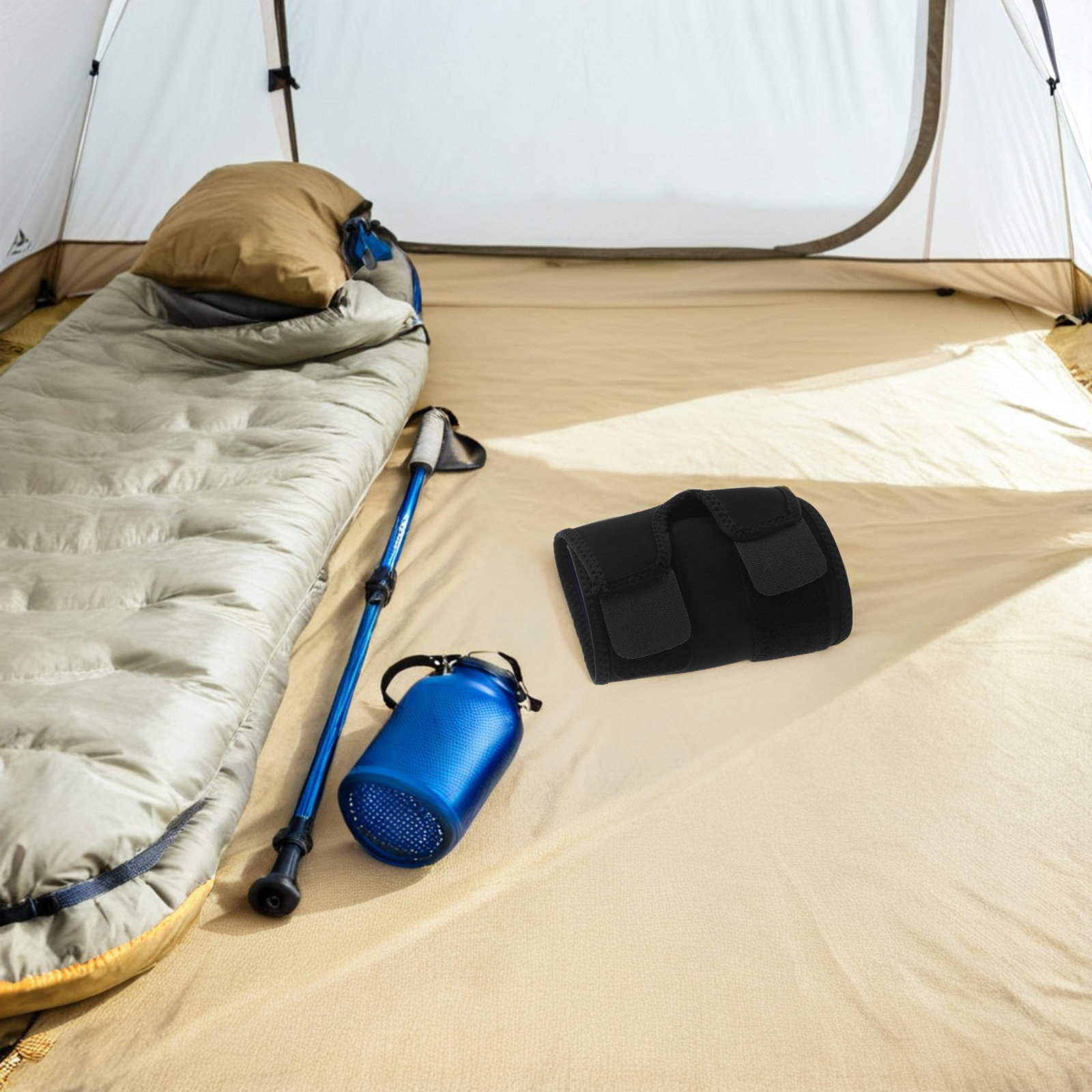 男女兼用防水ハイキングゲートル 1組 ショートブーツゲートル - Trekking Gaiters のレビューと価格