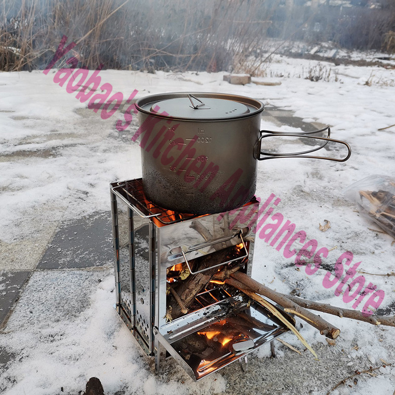 ウッドストーブ アウトドア キャンプ用品 分解可能なポータブ - Outdoor Camping Cooking Equipment のレビューと価格