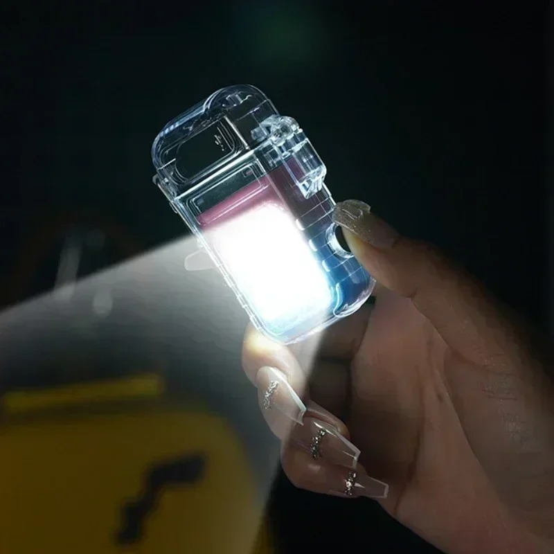 新しい防水時計ライター防風 USB プラズマ充電式ライター屋 - Outdoor Windproof Lighter のレビューと価格