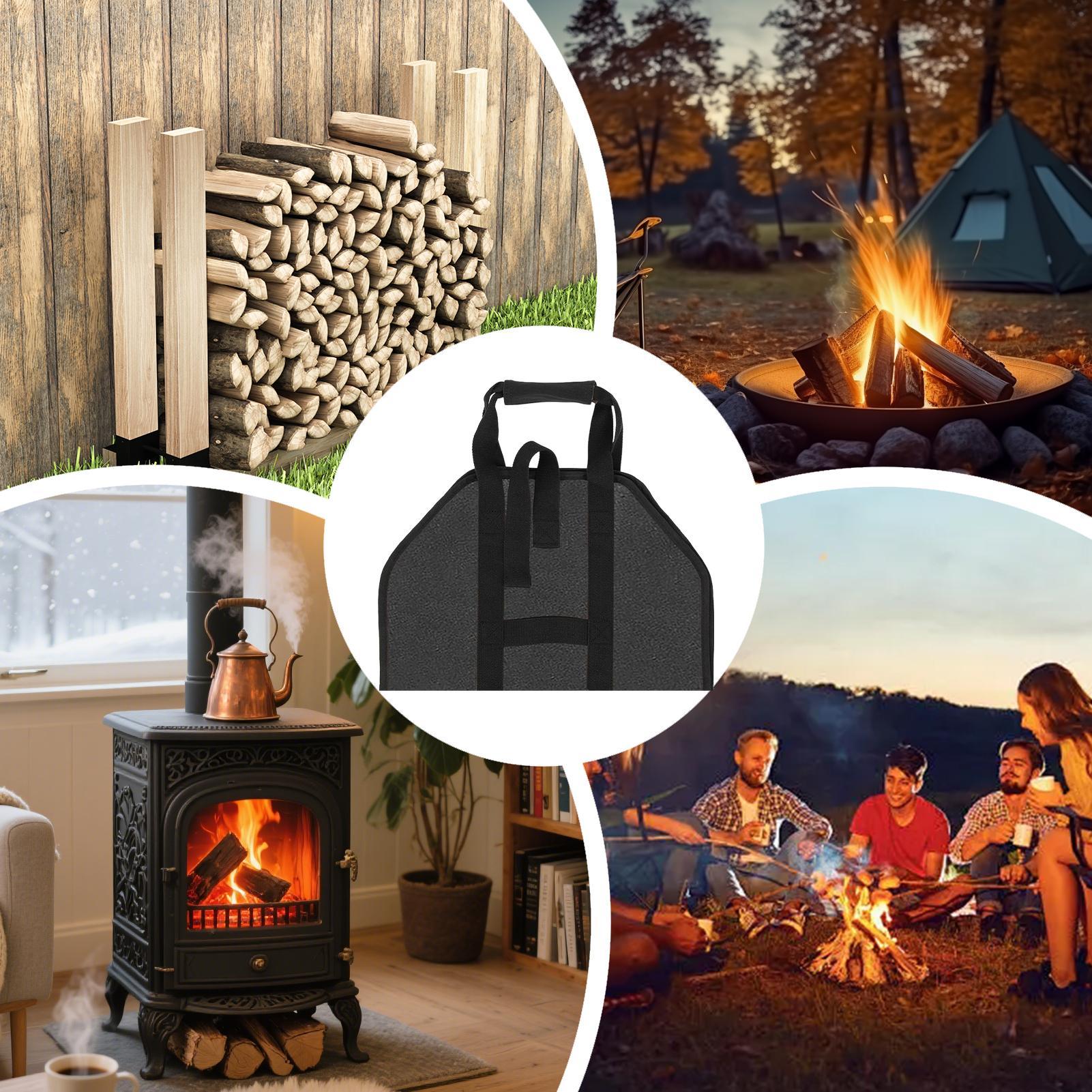 薪キャリア大型ポータブルトート防水木材キャリングバッグウッド - Outdoor Camping Stove のレビューと価格