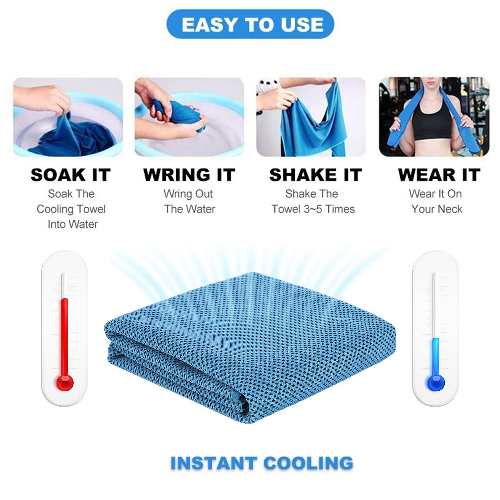 冷却タオル インスタントリリーフ マイクロファイバー クール - Camp Towel Microfiber のレビューと価格