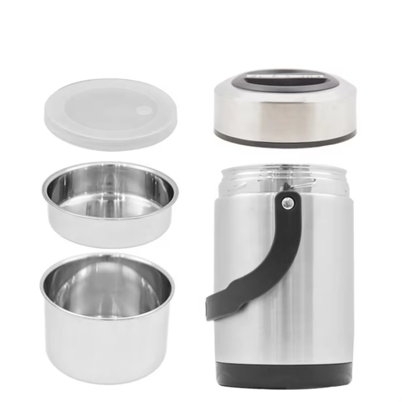 真空断熱弁当箱 ステンレス製 保温24時間 食品・スープ・軽 - Vacuum Insulated Flask のレビューと価格