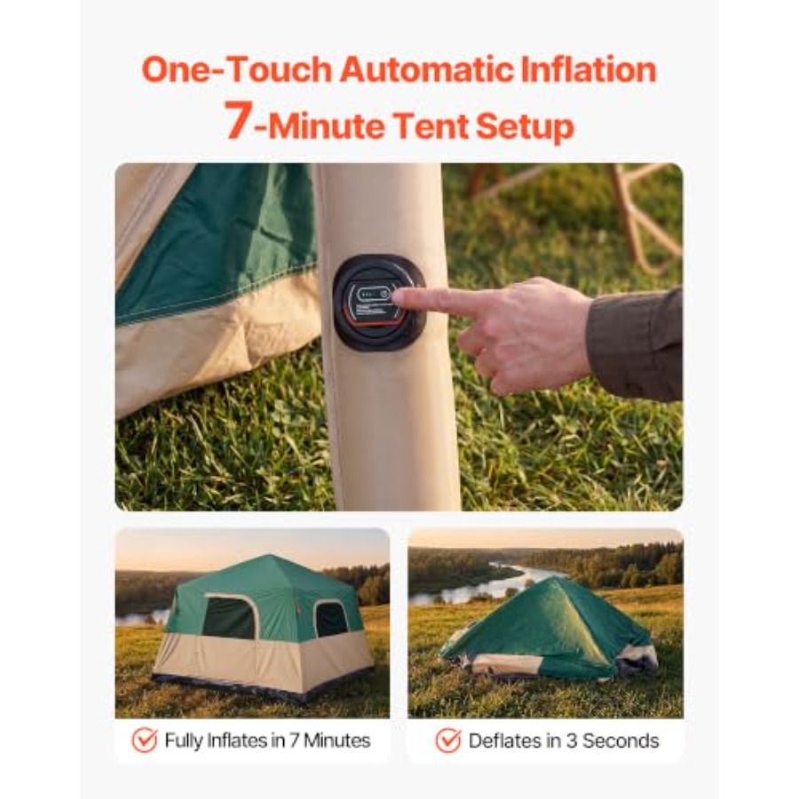 ファミリーアウトドアキャンプ・ハイキング用キャンプテント、T - Outdoor Camping On Youtube のレビューと価格