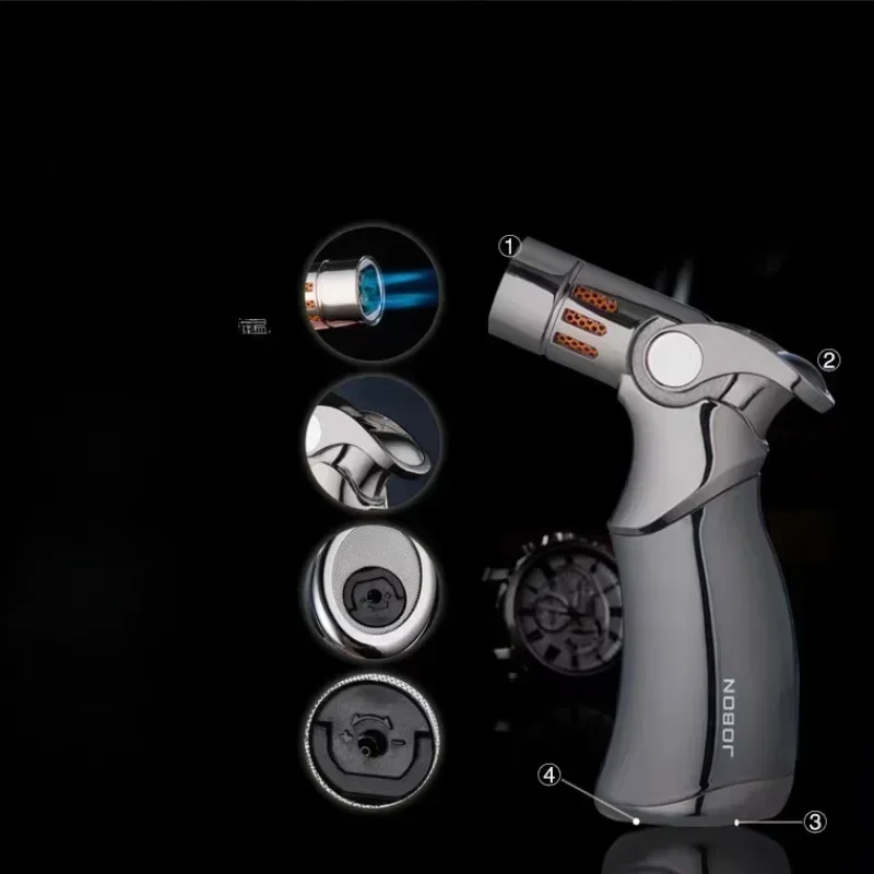 2026年ベストセラー JOBON 4炎ジェット ブタンガス - Outdoor Windproof Lighter のレビューと価格