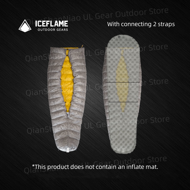 アイスフレームミイラ底なし寝袋、グレーダックダウンキルト、ア - Ultralight Sleeping Bag のレビューと価格
