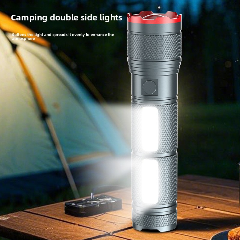 7200mAh ハイライト懐中電灯 COB サイドライト屋外 - Outdoor Camping Lights のレビューと価格