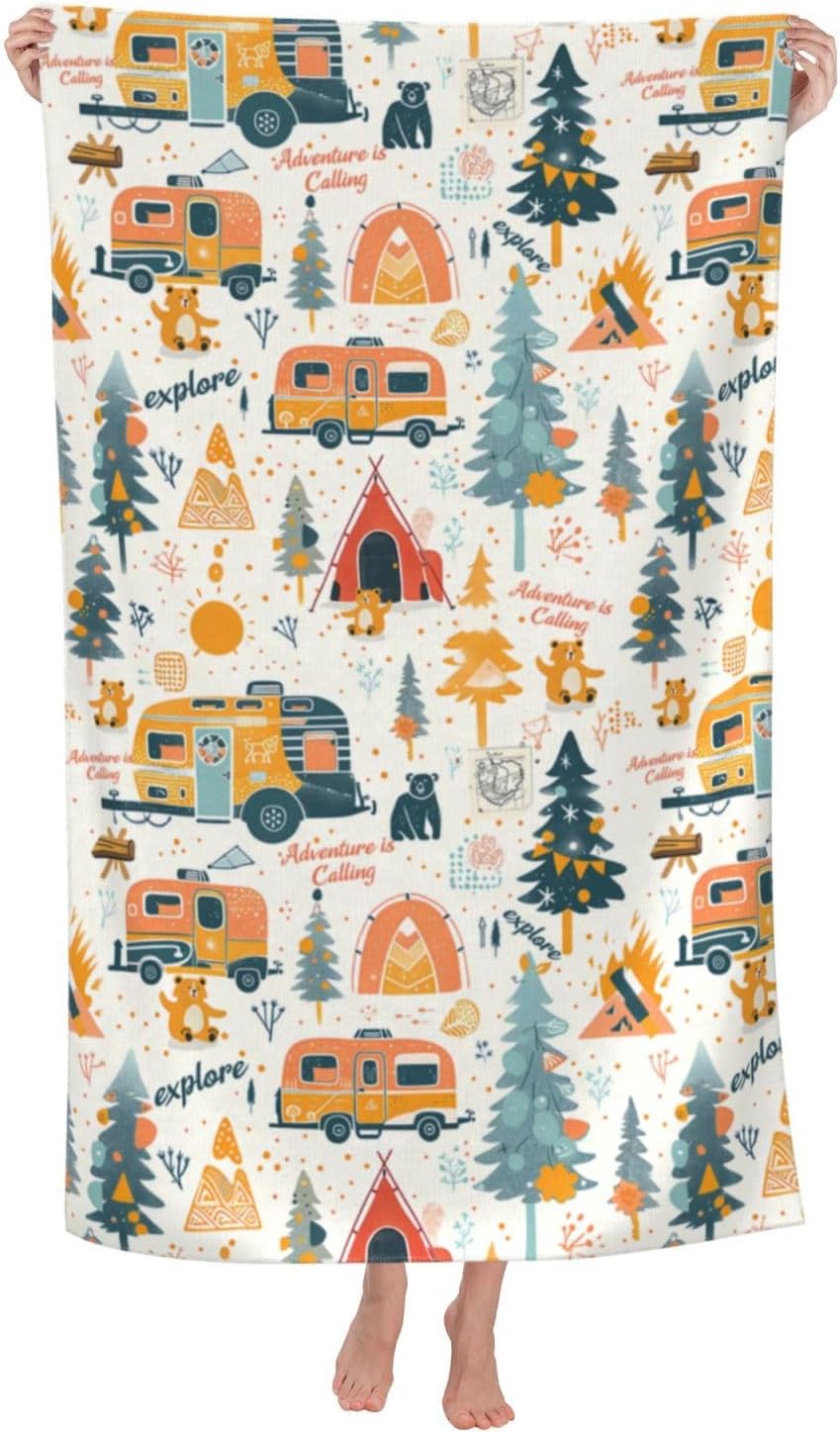 キャンプアドベンチャービーチタオル マイクロファイバー速乾  - Camp Towel Microfiber のレビューと価格