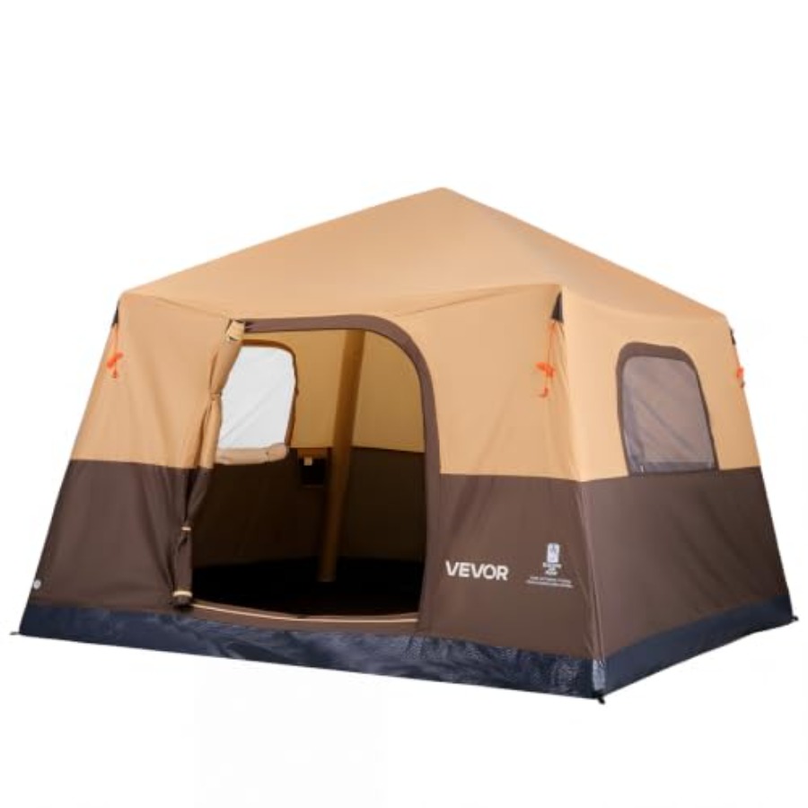 キャンプテント、4/6人用自動膨張式キャビンテント、ファミリ - Outdoor Camping On Youtube のレビューと価格