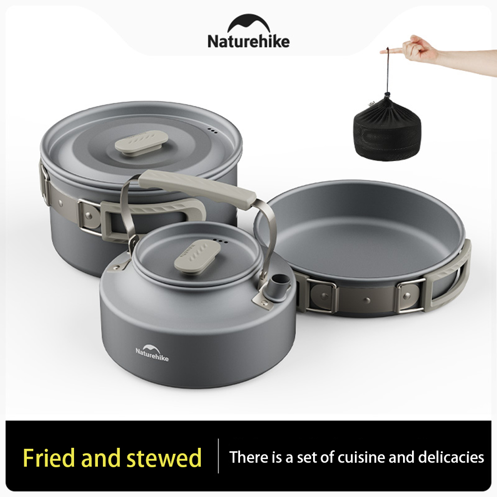 Naturehike アウトドアポットセット、キャンプ調理器 - Outdoor Camping Cooking Equipment のレビューと価格